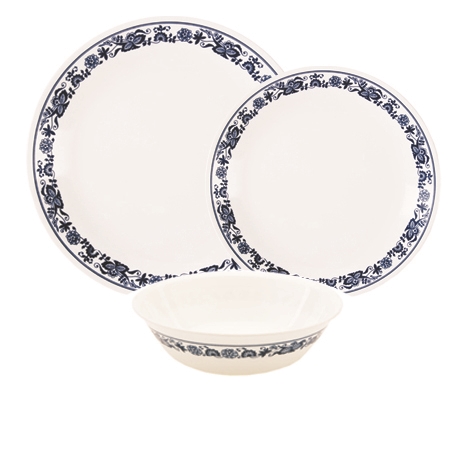 Corelle Old Town Blue 18pc Dinner Set