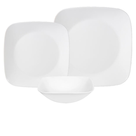 Corelle Pure White 18pc Dinner Set