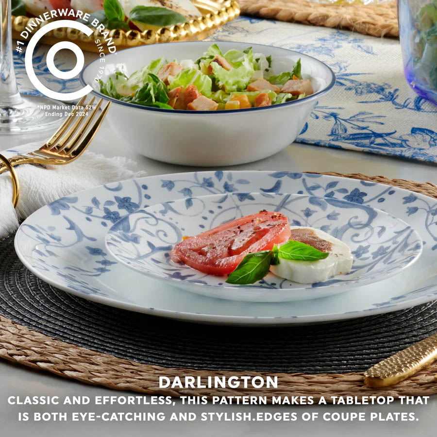 Corelle® Darlington 18-piece Dinnerware Set, Service for 6
