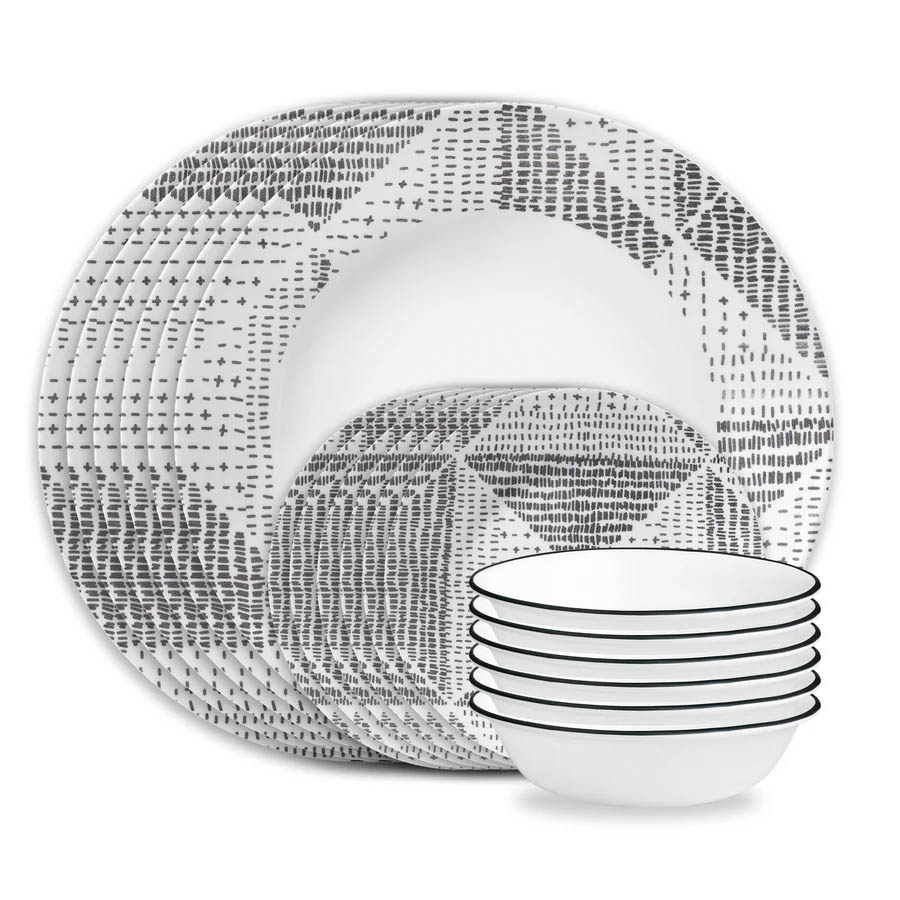 Corelle® Odisha 18-piece Dinnerware Set, Service for 6