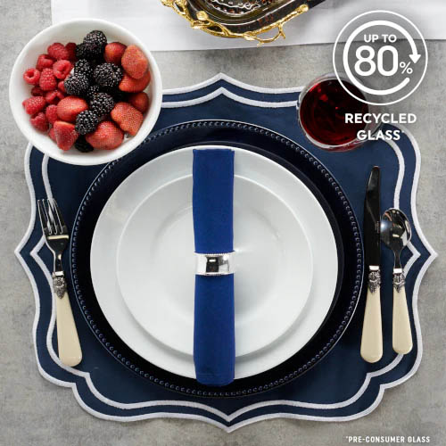 Corelle® Dazzling White Wide Rim 18pc Set, Service for 6