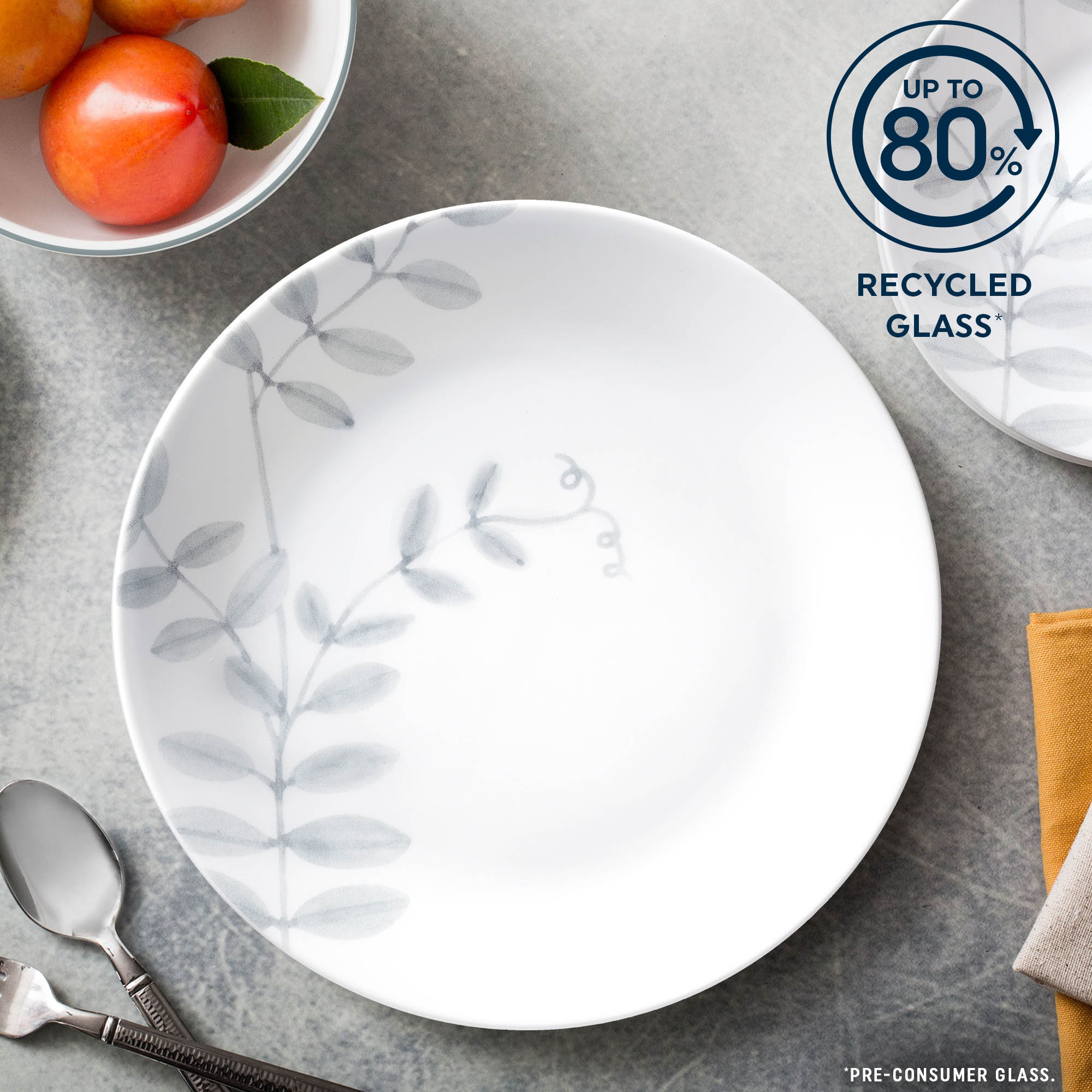 Corelle® Flowing Fern 12-piece Dinnerware Set, Service for 4