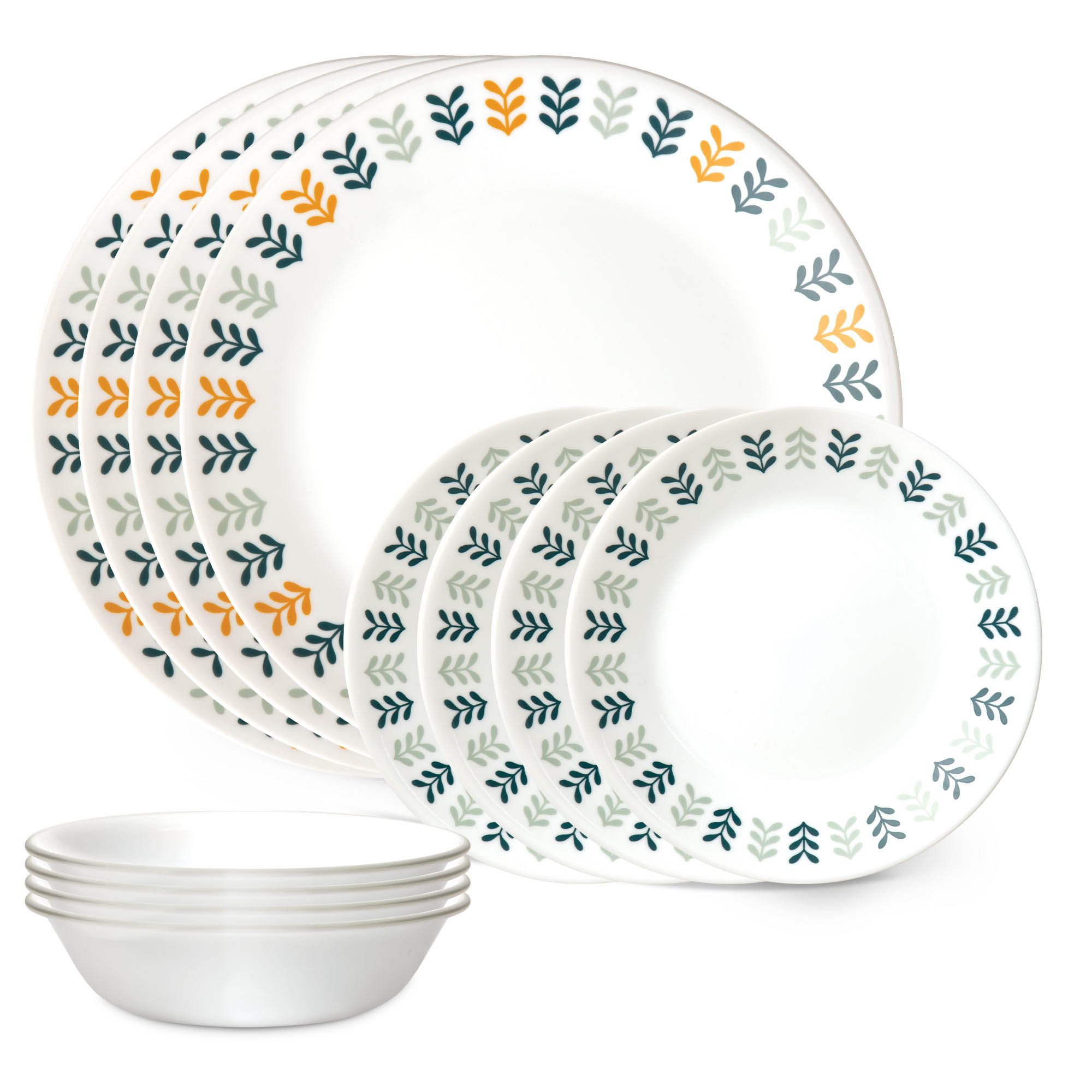 Corelle® Anders 12-Piece Glass Dinnerware Set, Service for 4