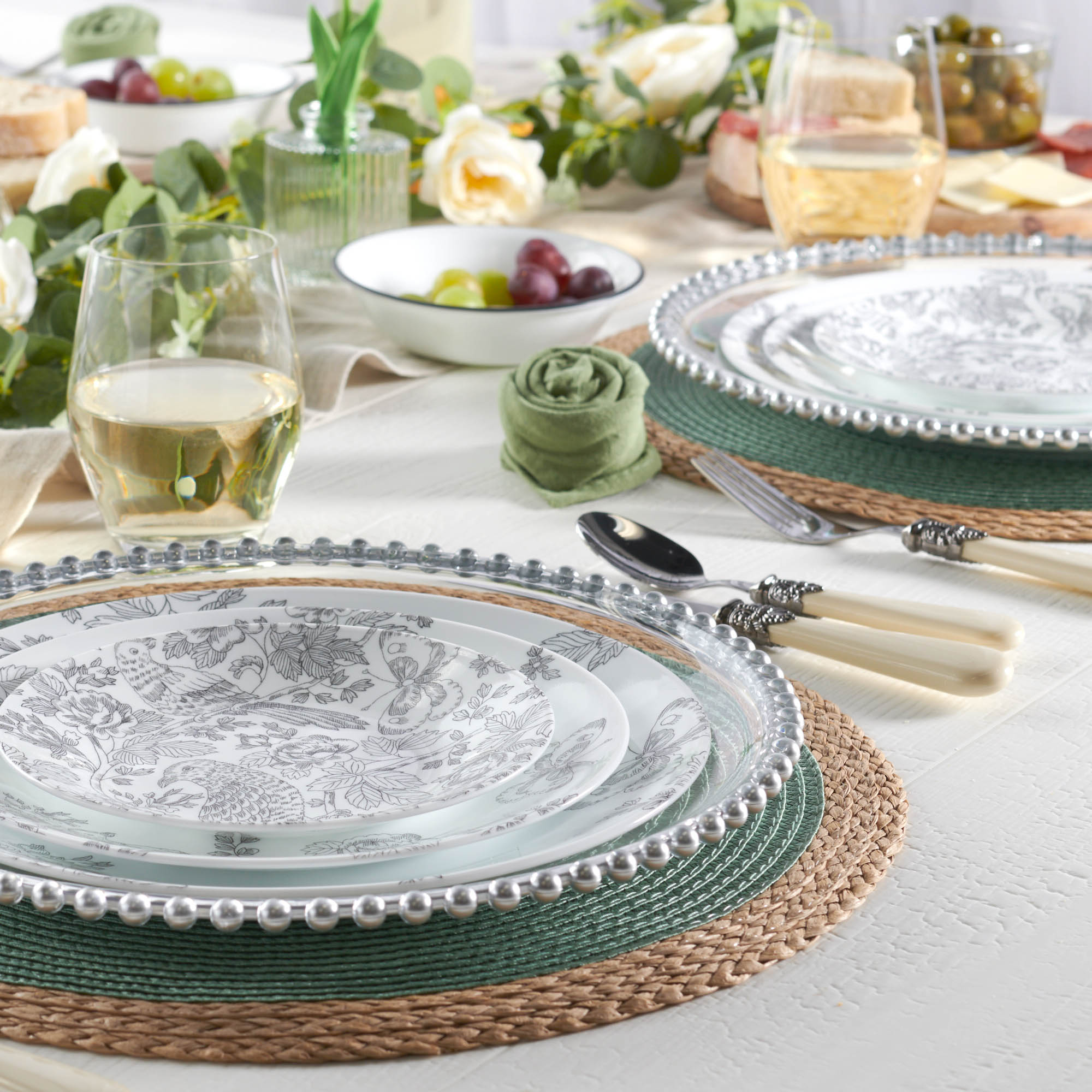 Corelle Francheska 16pc Dinner Set (No Mugs)
