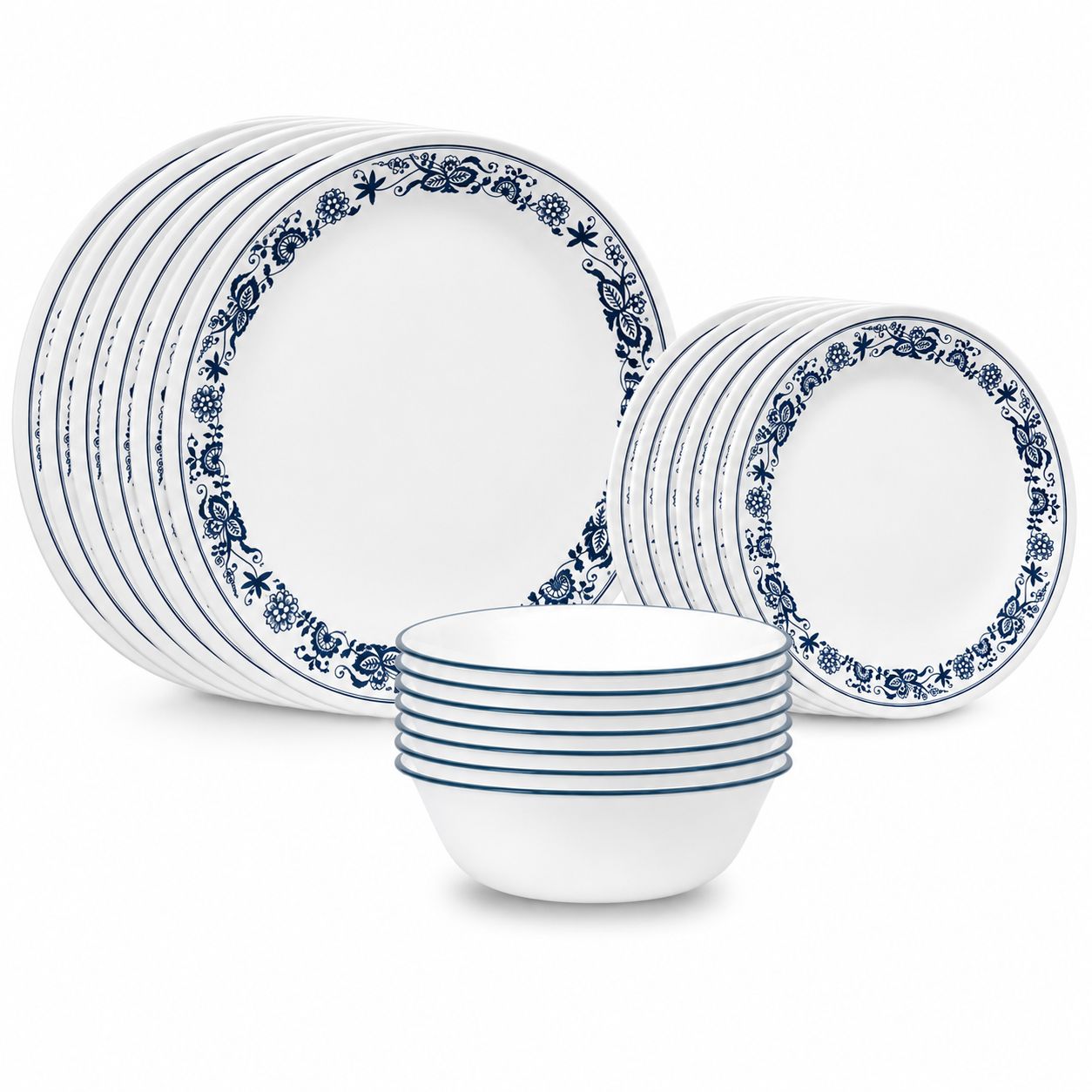 Corelle Old Town Blue 18pc Dinner Set