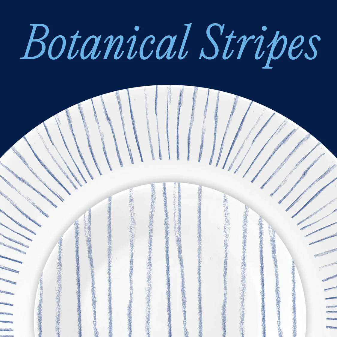 Corelle Nautical Stripes 18pc Dinner Set