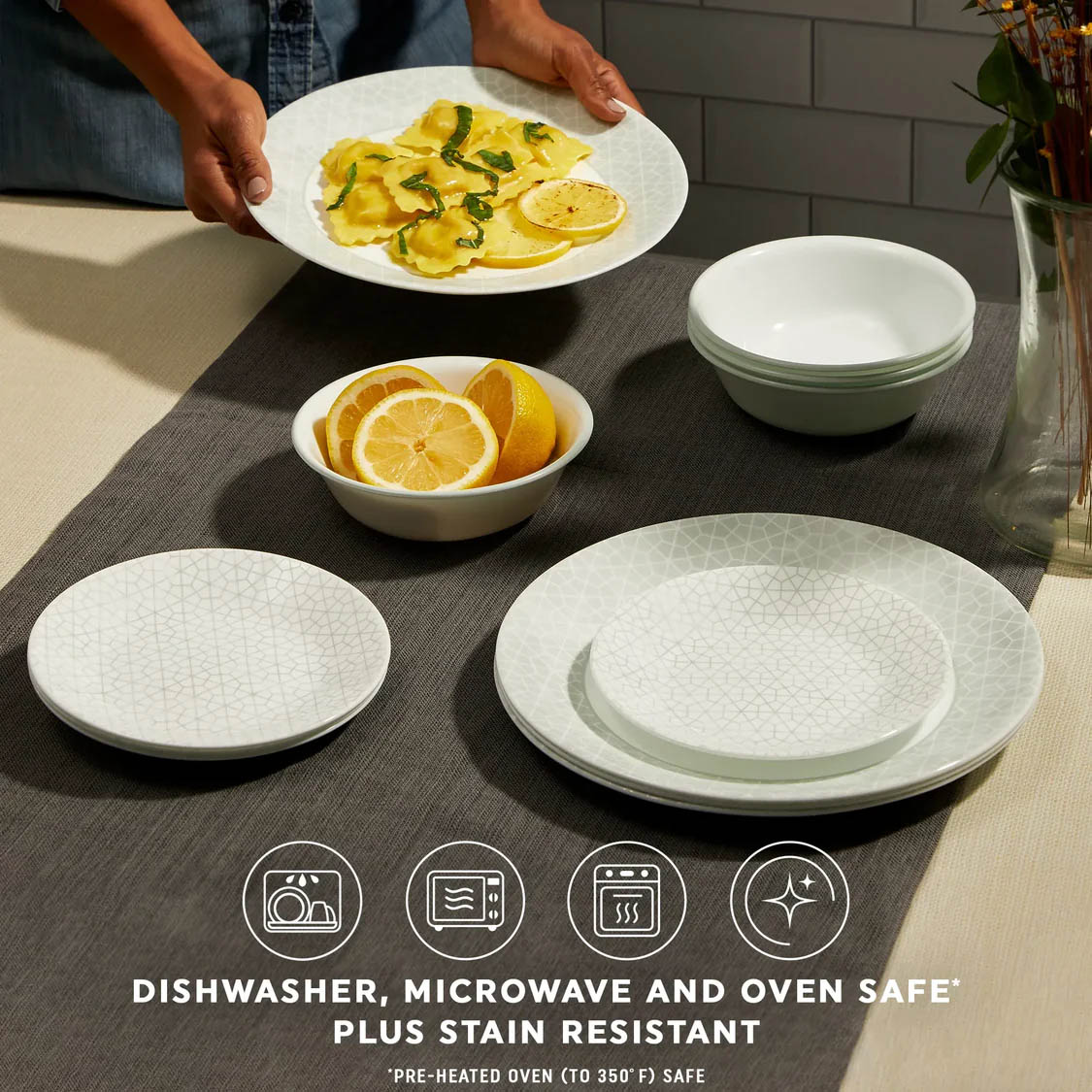 Corelle Knox 18pc Dinner Set