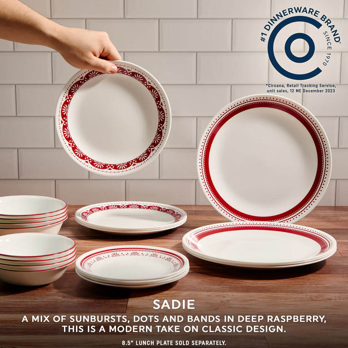 Corelle Sadie 18pc Dinner Set