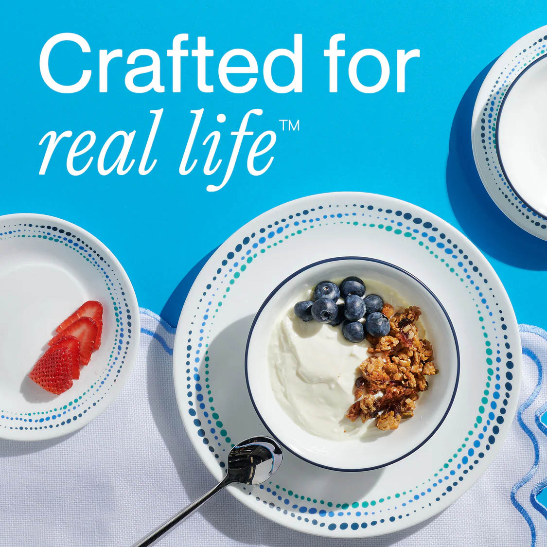Corelle Ocean Blues 12pc Dinner Set