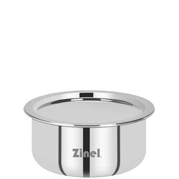 Zinel Triply Tope With SS Lid 18cm