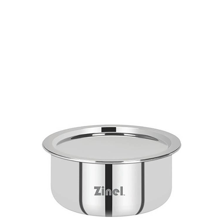 Zinel Triply Tope With SS Lid 14cm