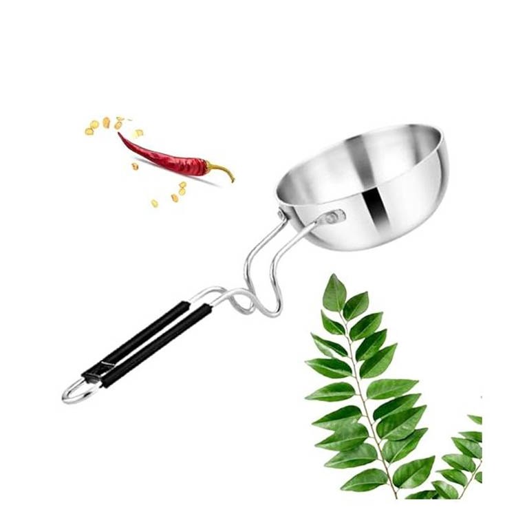 Triply Stainless Steel Tadka Pan - 40cm
