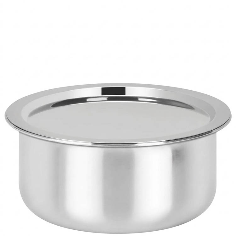 Zinel Triply Tope With SS Lid 26cm