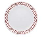 Corelle Crimson Trellis Luncheon Plate