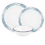 Corelle Ocean Blues 12pc Dinner Set