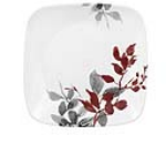 Corelle Kyoto Leaves Square Luncheon Plate