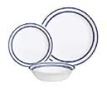 Corelle Classic Cafe Blue 12pc Dinner Set