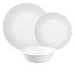 Corelle Winter Frost White 12pc Dinner Set