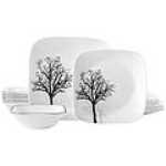 Corelle Timber Shadows 18pc Dinner Set