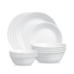 Corelle Winter Frost White 16pc Dinner Set - No Mug