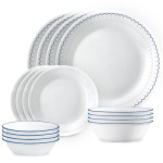 Corelle Caspian 16pc Dinner Set (No Mug)