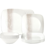Corelle Wandering Grove Square 12pc Dinner Set