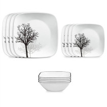 Corelle® Timber Shadows 12-piece Dinnerware Set, Service for 4