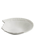 Semi Cut White deep plate 10" - 26cm x 5.5cm