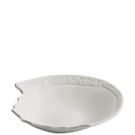 Semi Cut White deep plate 8" - 20.5 x 4.5cm