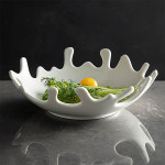 White Splash bowl 9.5" - 24 x 7.5cm