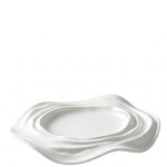 White Wave Oval platter 11.5" - 29 x 23.5 x 3cm
