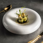White ring bowl 7.5" - 18.5 x 5.5cm