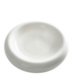 White ring bowl 10" - 25.5 x 7cm